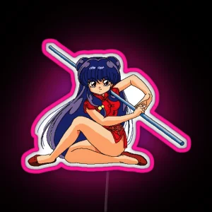 Retro Shampoo Ranma 1 2 RGB Neon Sign