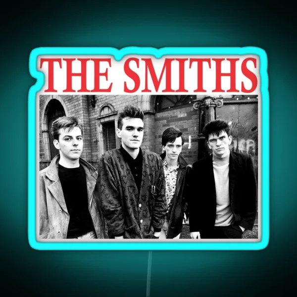 Retro Smiths Duvet Cover Perfect Gift For Fan RGB Neon Sign