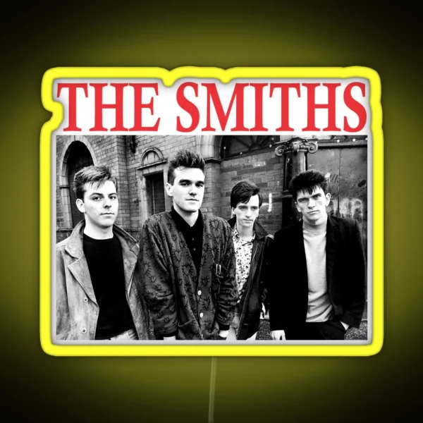 Retro Smiths Duvet Cover Perfect Gift For Fan RGB Neon Sign