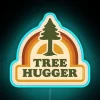 Vintage Boho Home Decor Retro Green Tree Hugger Neon Light