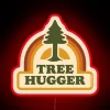 Vintage vibes illuminated with colorful, radiant RGB tree hugger glow