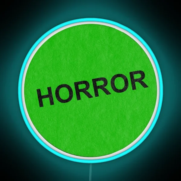 Retro VHS Horror RGB Neon Sign