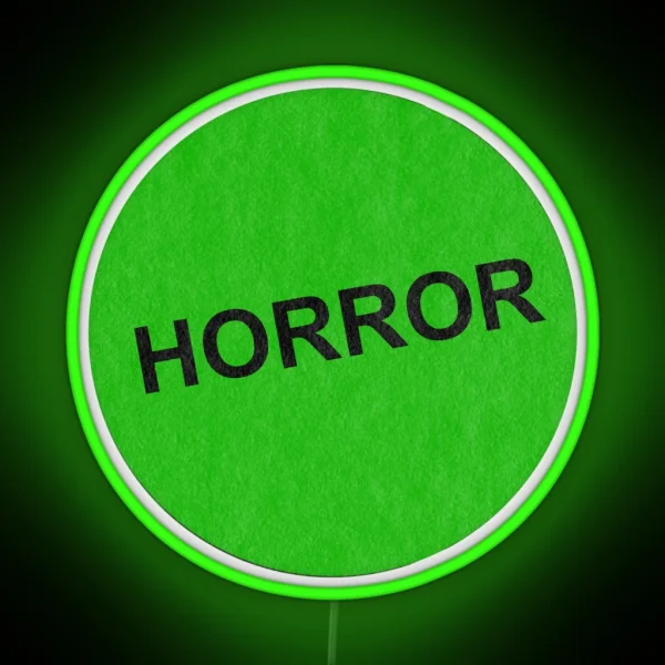 Retro VHS Horror RGB Neon Sign