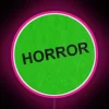 Retro aesthetic neon light up color changing LED art display