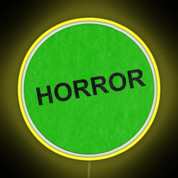 Retro VHS Horror RGB Neon Sign
