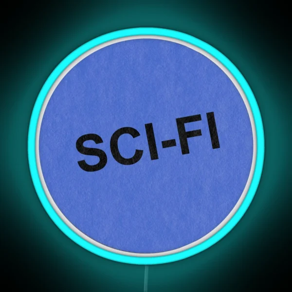 Retro VHS Sci Fi RGB Neon Sign