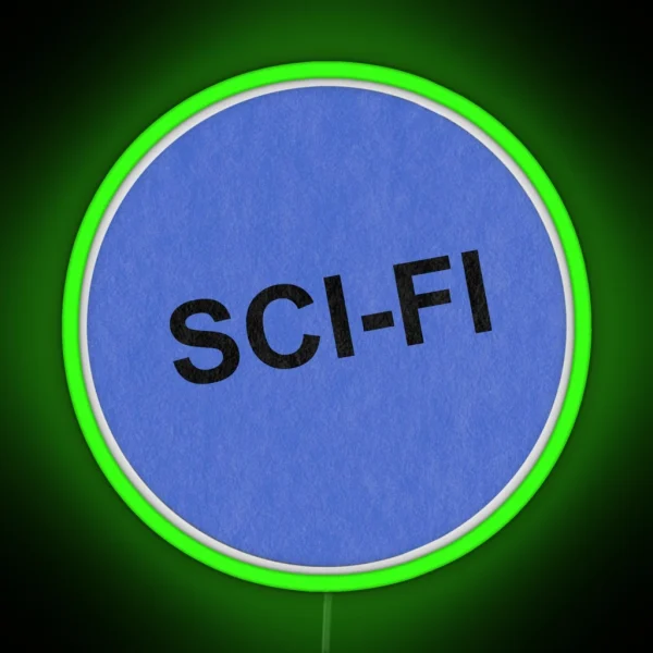 Retro VHS Sci Fi RGB Neon Sign