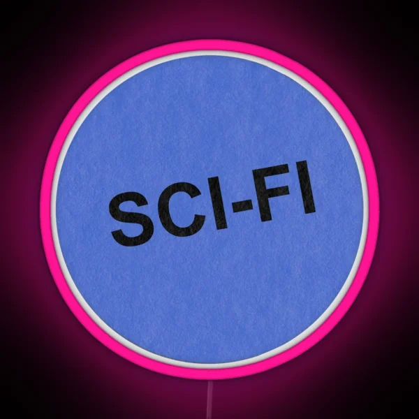 Retro VHS Sci Fi RGB Neon Sign