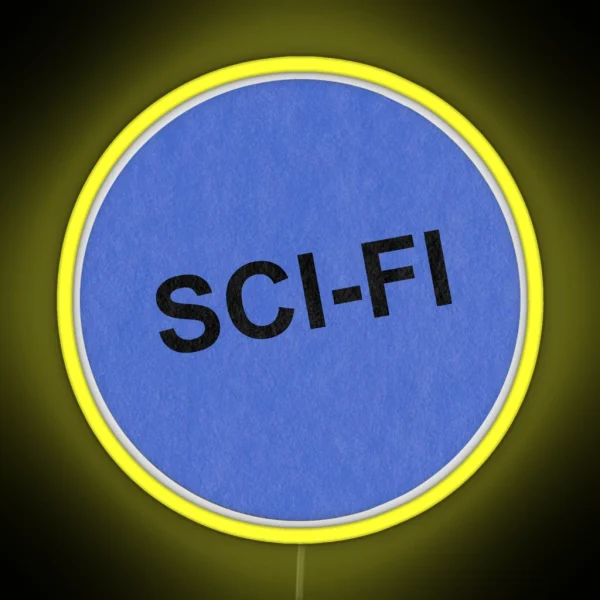 Retro VHS Sci Fi RGB Neon Sign
