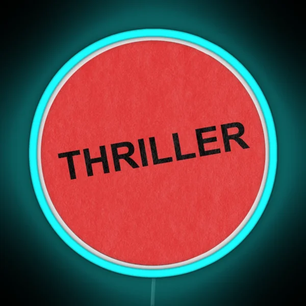 Retro VHS Thriller RGB Neon Sign