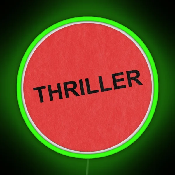 Retro VHS Thriller RGB Neon Sign
