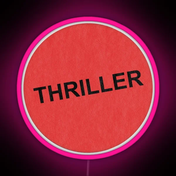 Retro VHS Thriller RGB Neon Sign
