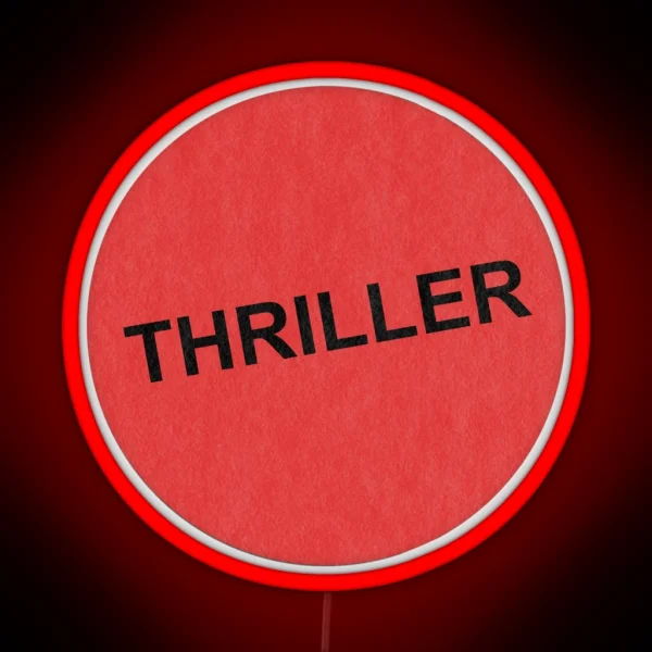 Retro VHS Thriller RGB Neon Sign