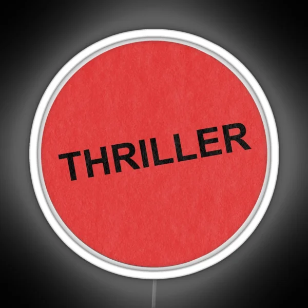 Retro VHS Thriller RGB Neon Sign