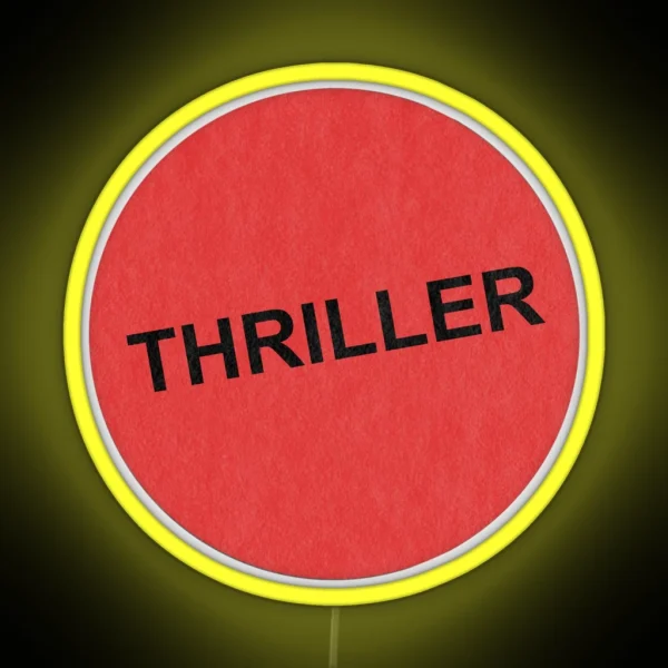 Retro VHS Thriller RGB Neon Sign