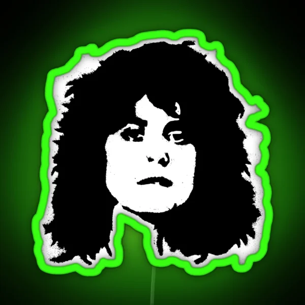Retro Vintage Retro T Rex Marc Bolan Tribute RGB Neon Sign