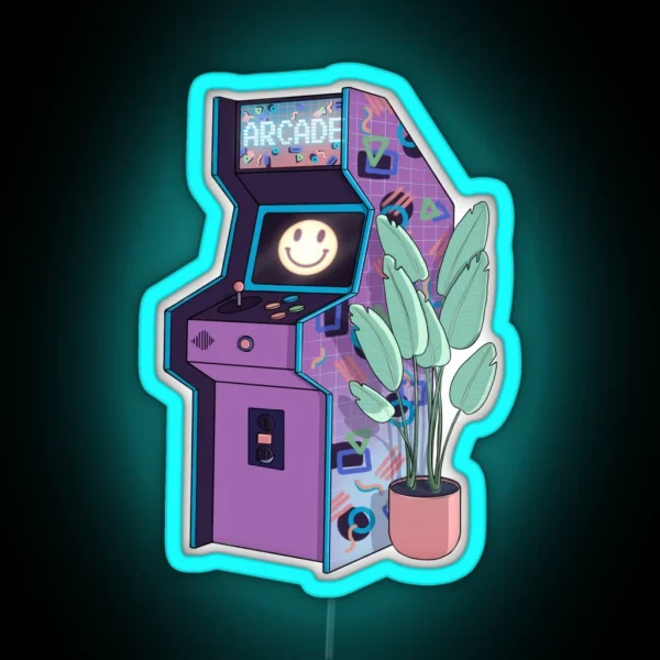 Retrowave Arcade RGB Neon Sign