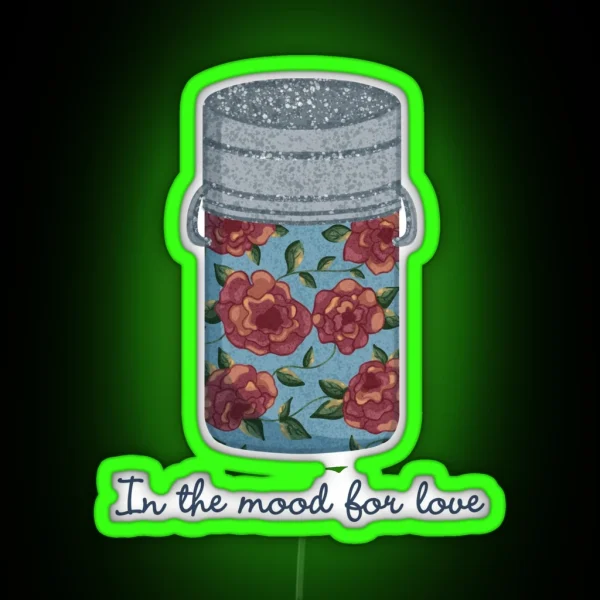 Rice And Noodles Container In The Mood For Love RGB Neon Sign