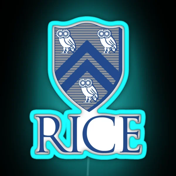 Rice University RGB Neon Sign