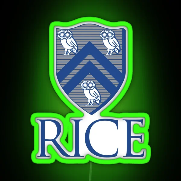 Rice University RGB Neon Sign