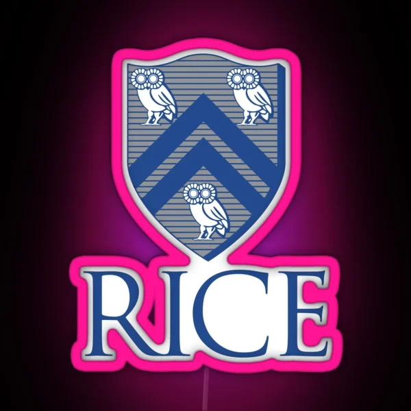 Rice University RGB Neon Sign