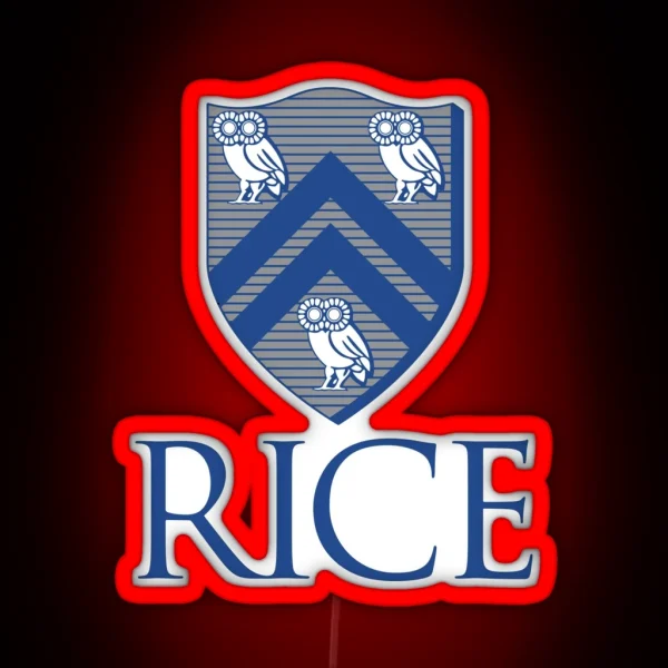 Rice University RGB Neon Sign