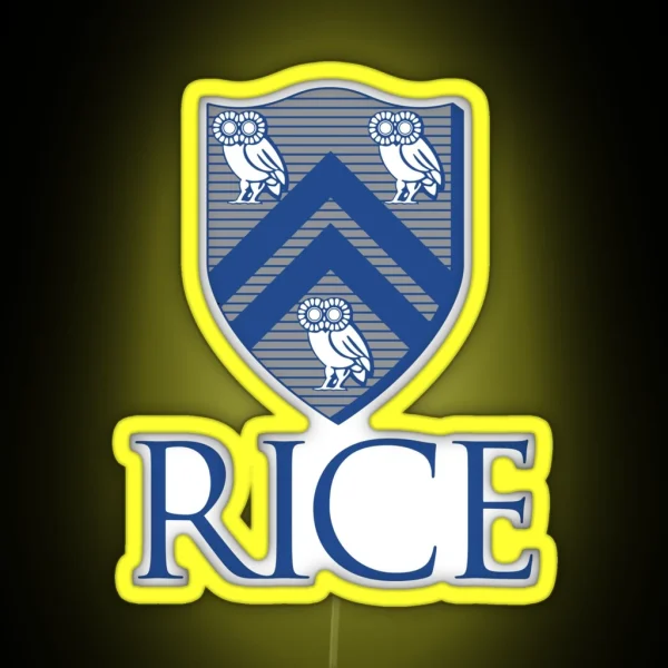 Rice University RGB Neon Sign