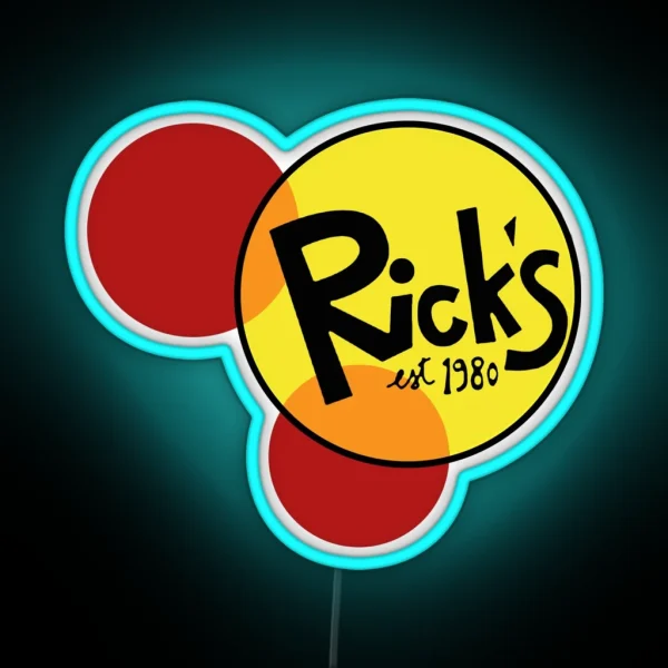 Ricks RGB Neon Sign