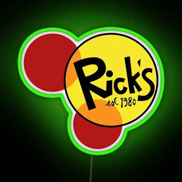 Ricks RGB Neon Sign