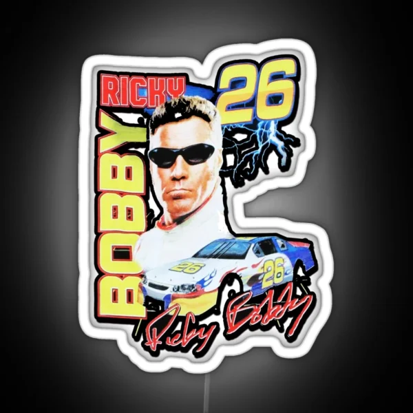 RICKY BOBBY VINTAGE RACING RGB Neon Sign