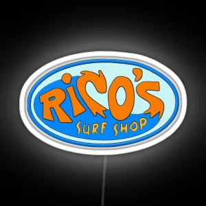 Rico S Surf Shop Miley Cyrus Hannah Montana RGB Neon Sign