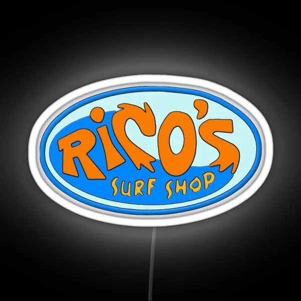 Rico S Surf Shop Miley Cyrus Hannah Montana RGB Neon Sign