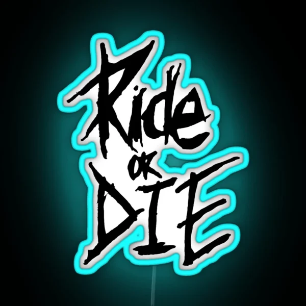 Ride Or Die MTB Led RGB Neon Sign
