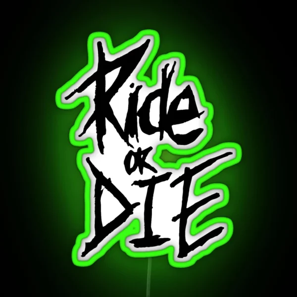 Ride Or Die MTB Led RGB Neon Sign