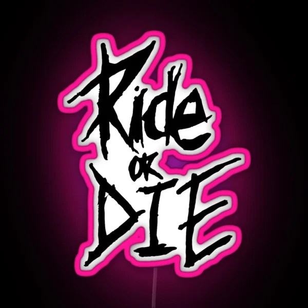 Ride Or Die MTB Led RGB Neon Sign
