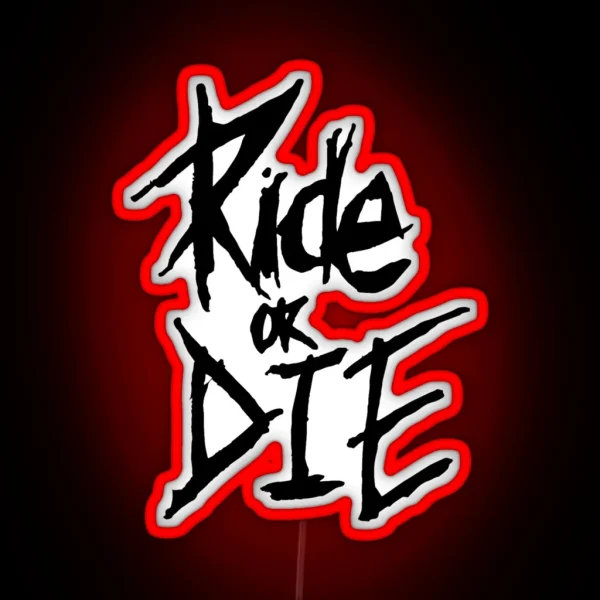 Ride Or Die MTB Led RGB Neon Sign