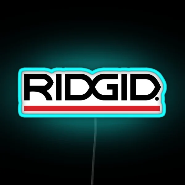 Ridgid Tools Logo 1 RGB Neon Sign