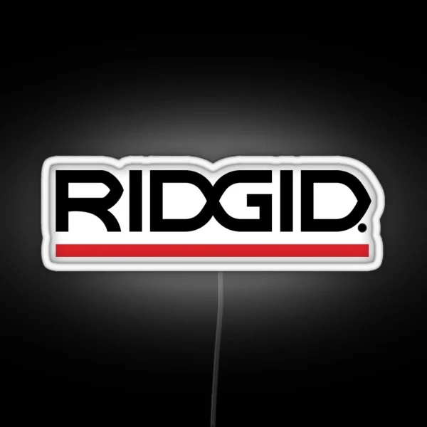 Ridgid Tools Logo 1 RGB Neon Sign