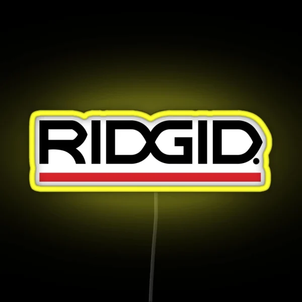 Ridgid Tools Logo 1 RGB Neon Sign