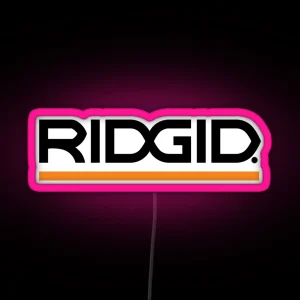 Ridgid Tools Logo 2 RGB Neon Sign