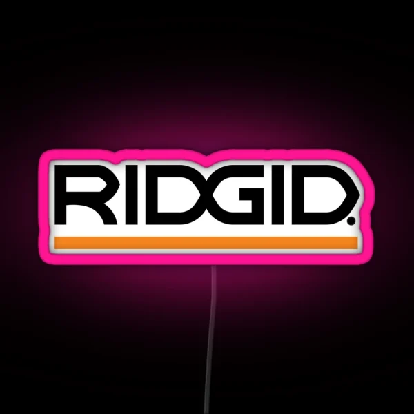Ridgid Tools Logo 2 RGB Neon Sign