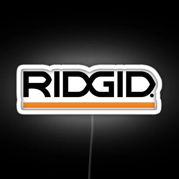 Ridgid Tools Logo 2 RGB Neon Sign