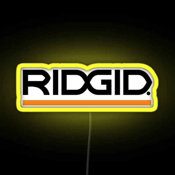 Ridgid Tools Logo 2 RGB Neon Sign