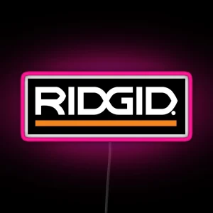 Ridgid Tools Logo 3 RGB Neon Sign