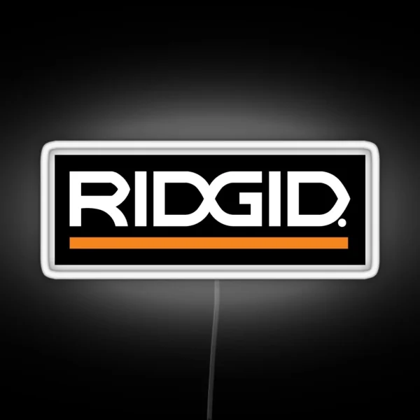 Ridgid Tools Logo 3 RGB Neon Sign