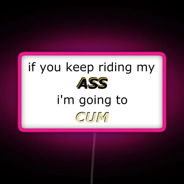 Riding RGB Neon Sign