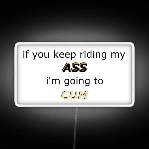 Riding RGB Neon Sign