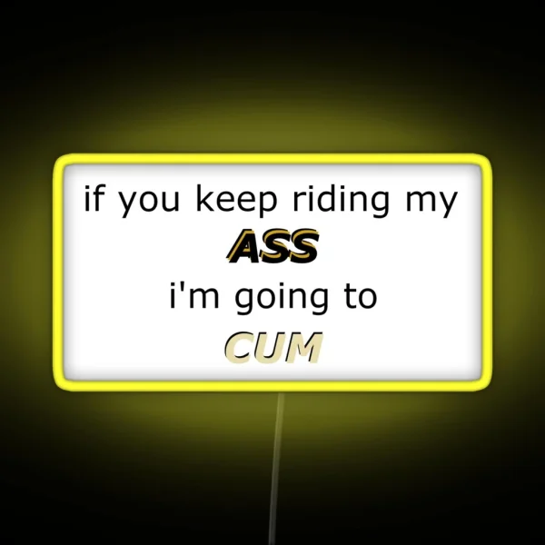 Riding RGB Neon Sign