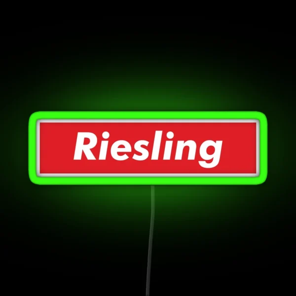Riesling RGB Neon Sign