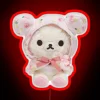 Cozy Rilakkuma Plush led Illuminated Neon Sign for Whimsical Bedrooms